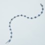 BRACELET DE TENNIS avec DIAMANTS CERTIFIÉS et SAPPHIERS