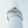 Anello in Oro 18 kt con Diamanti Certificati - Modello (Bicolor)
