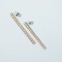 18 kt GOLD TENNIS EARRINGS with CERTIFIED DIAMONDS - Model (Tennis)