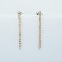 18 kt GOLD TENNIS EARRINGS with CERTIFIED DIAMONDS - Model (Tennis)