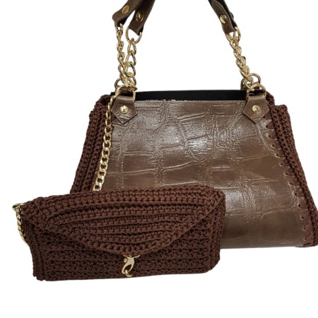 Sac à main et pochette CORIA - (Artisanat)