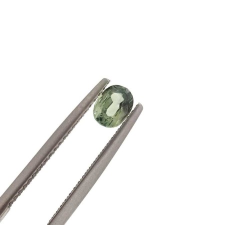 ZAFFIRO VERDE TAGLIO OVALE 1.72 Carati 6 x 8 mm