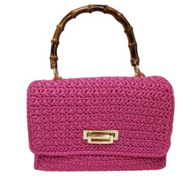 KAYLA Hand Held Satchel Bag - (Handmade)