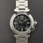 Cartier Pasha 2324 35mm Very Good condition stahl steel Diam1562