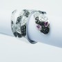 Anello in Oro 18 kt con Diamanti Certificati - Modello (Serpent)