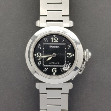 Cartier Pasha 2324 35mm Très bon état acier 60Aef2