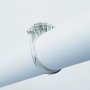 BAGUE VERETTA avec 4 DIAMONDS Total Carats 0.80 H SI