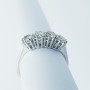 VERETTA RING with 4 DIAMONDS Total Carats 0.80 H SI