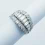 Anello in Oro 18 kt con Diamanti Certificati - Modello (Sweater)
