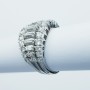 Anello in Oro 18 kt con Diamanti Certificati - Modello (Sweater)