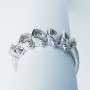 Bague Veretta en or 18 carats avec diamants certifiés - Modèle (Legolas)