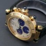 Cartier Pasha Chronograph 38mm 30009 Bon état Or 224ClFebb2