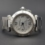 Cartier Pasha Gmt 2377 35mm Good Condition Stahl Steel 205Clfeb2
