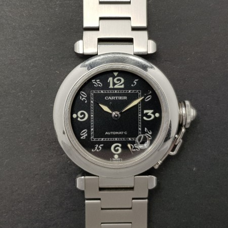 Cartier Pasha 2324 35mm Très bon état acier 189Clfeb2