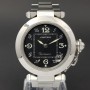 Cartier Pasha 2324 35mm Very Good condition stahl steel 189Clfeb2