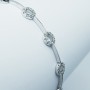 Bracelet in 18 kt White Gold and Diamonds 1.00 ct Total G VS1