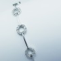 Bracelet in 18 kt White Gold and Diamonds 1.00 ct Total G VS1
