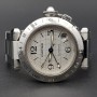 Cartier Pasha Gmt 2377 35mm Good Condition Stahl Steel 197Clfeb2