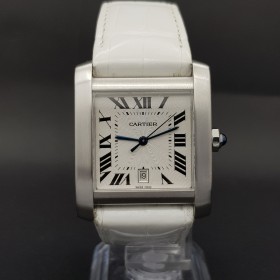 Cartier Tank Francaise 2564 Très bon état Sthall Stell 20363aef3
