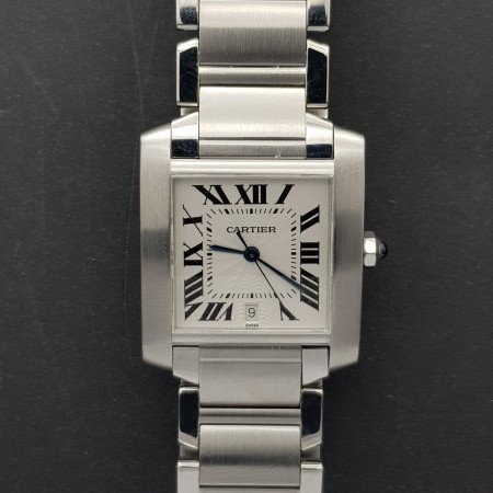 Cartier Tank Francaise 2302 Very Good Condition Sthall Stell 20136aef3