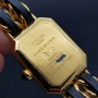 Chanel Montre Femme Cuir Plaqué Quartz Taille L Cuir Plaqué Or Premiere H0001 20690Aef3