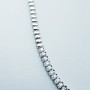 COLLANA TENNIS in ORO BIANCO 18 kt 4.25 ct Tot. - Modello (Classic)