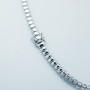 COLLANA TENNIS in ORO BIANCO 18 kt 4.25 ct Tot. - Modello (Classic)