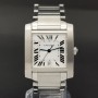Cartier Tank Francaise 2302 28mm Avec Papier Automatique Très Bon état acier 145CLApri