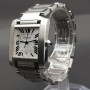 Cartier Tank Francaise 2302 28mm Avec Papier Automatique Très Bon état acier 145CLApri