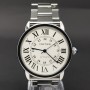 Cartier Ronde Solo Xl 3517 42mm Avec papier Bon état acier 121CLApri
