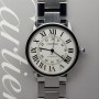 Cartier Ronde Solo Xl 3517 42mm Avec papier Bon état acier 121CLApri