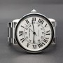 Cartier Ronde Solo 42mm 3802 Avec papier Très bon état acier stahl 123CLApri
