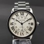 Cartier Ronde Solo Xl 3517 42mm With paper Good condition stah steel 122CLApri