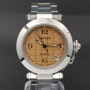 Cartier Pasha 2324 35mm With Paper Very Good condition stahl steel 81CLApri