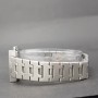 Bulgari Square Quadrado Ladies SQ22SS 22mm Bon état acier Diam1614
