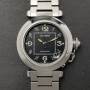 Cartier Pasha 2324 35mm Very Good condition stahl steel 63CLApri