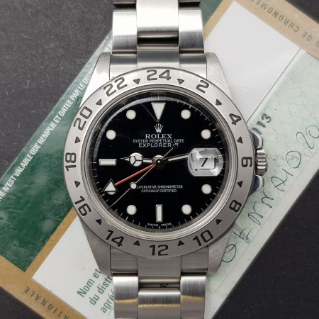Rolex Explorer II 16570 40mm With Card Good condition sthal steel Diam1625