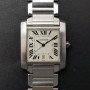 Cartier Tank Francaise 2302 28mm Good condition stahl steel 144CLApri