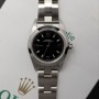 Rolex Oyster Perpetual Lady 24mm With paper Mint condition stahl steel 22215BL1