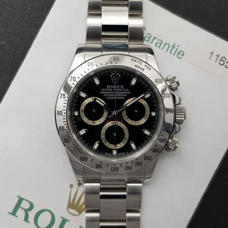 Rolex Daytona 116520 With Paper Very Good Condition Stahl Steel 52Frgiu
