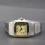Cartier Santos Lady 0902 24mm Avec carte Bon état acier et or Diam1577