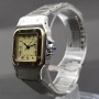 Cartier Santos Lady 0902 24mm Avec carte Bon état acier et or Diam1577