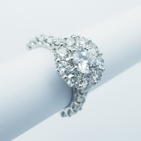 Bague en or 18kt avec diamants certifiés - Modèle (Asgard+)