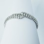Bracciale in Oro Bianco 18 kt e Diamanti Certificati 9.80 ct Totali