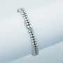 Bracciale in Oro Bianco 18 kt e Diamanti Certificati 9.80 ct Totali