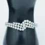 Bracelet in 18 kt White Gold and Certified Diamonds 9.80 ct Total