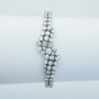 Bracciale in Oro Bianco 18 kt e Diamanti Certificati 9.80 ct Totali