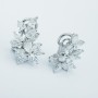18 KT White Gold Earrings with Certified Diamonds 4.75 ct Total
