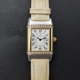 Jaeger-LeCoultre Reverso 265.5.08 24mm Bon état acier et or 115DiamRep