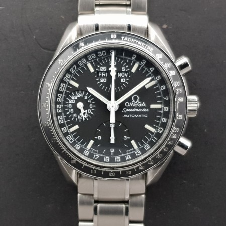 Omega Speedmaster Day Date 3220.50.00 Very Good Condition Stahl Steel 55DiamRep
